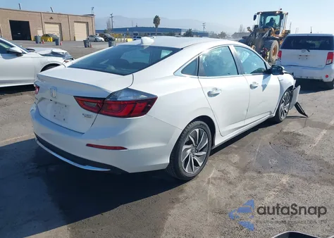 2019 Honda Insight Touring from USA, damaged, VIN 19XZE4F93KE018461